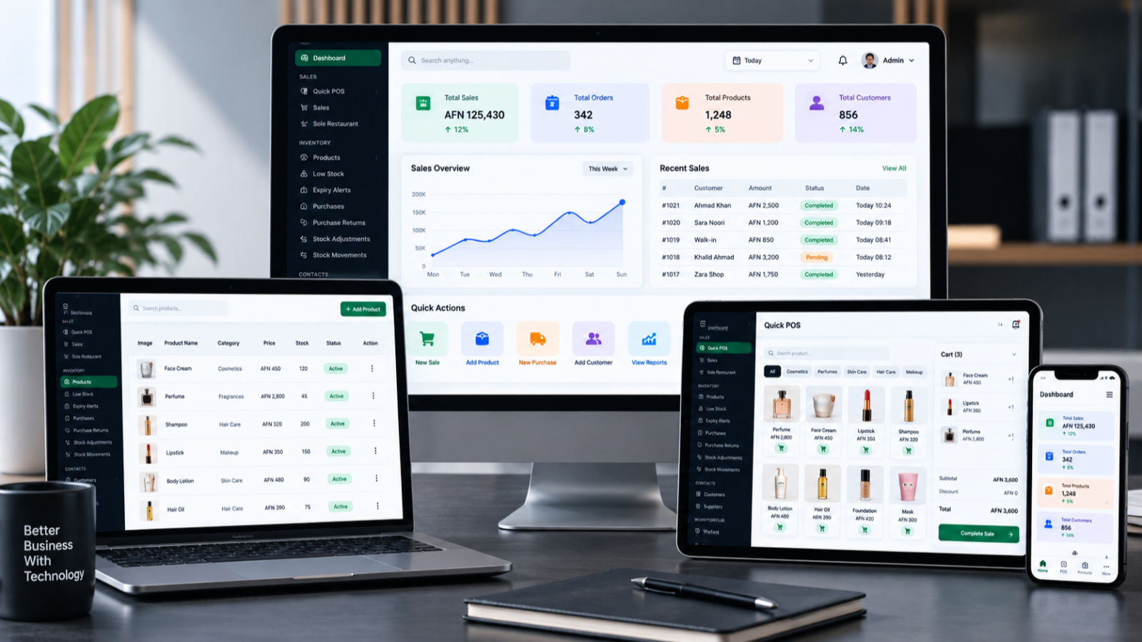 Integrated POS & Business Management System